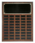 Cherry Finish Completed Perpetual Plaque Plates