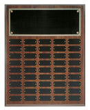 Cherry Finish Completed Perpetual Plaque Plates