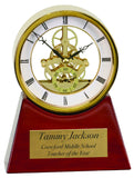 0011  -  7 1/4" Executive Rosewood Piano Finish Clock