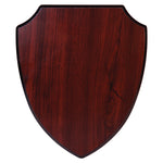 Rosewood Piano Finish Shield Plaque