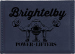 3 3/4" x 2 3/4" Laserable Leatherette Hard Business Card Holder