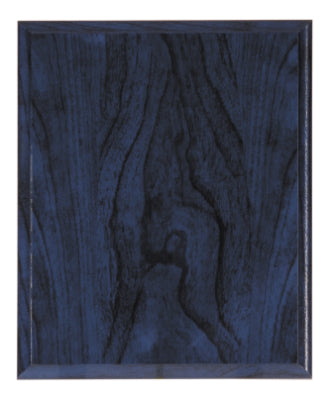 Blue Woodgrain Plaque