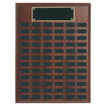 Genuine Walnut Completed Perpetual Plaque