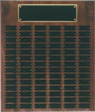 Genuine Walnut Completed Perpetual Plaque