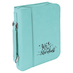 Leatherette Book/Bible Cover with Handle & Zipper