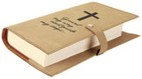 6 1/2 x 8 3/4 Leatherette Book/Bible Cover with Snap Closure